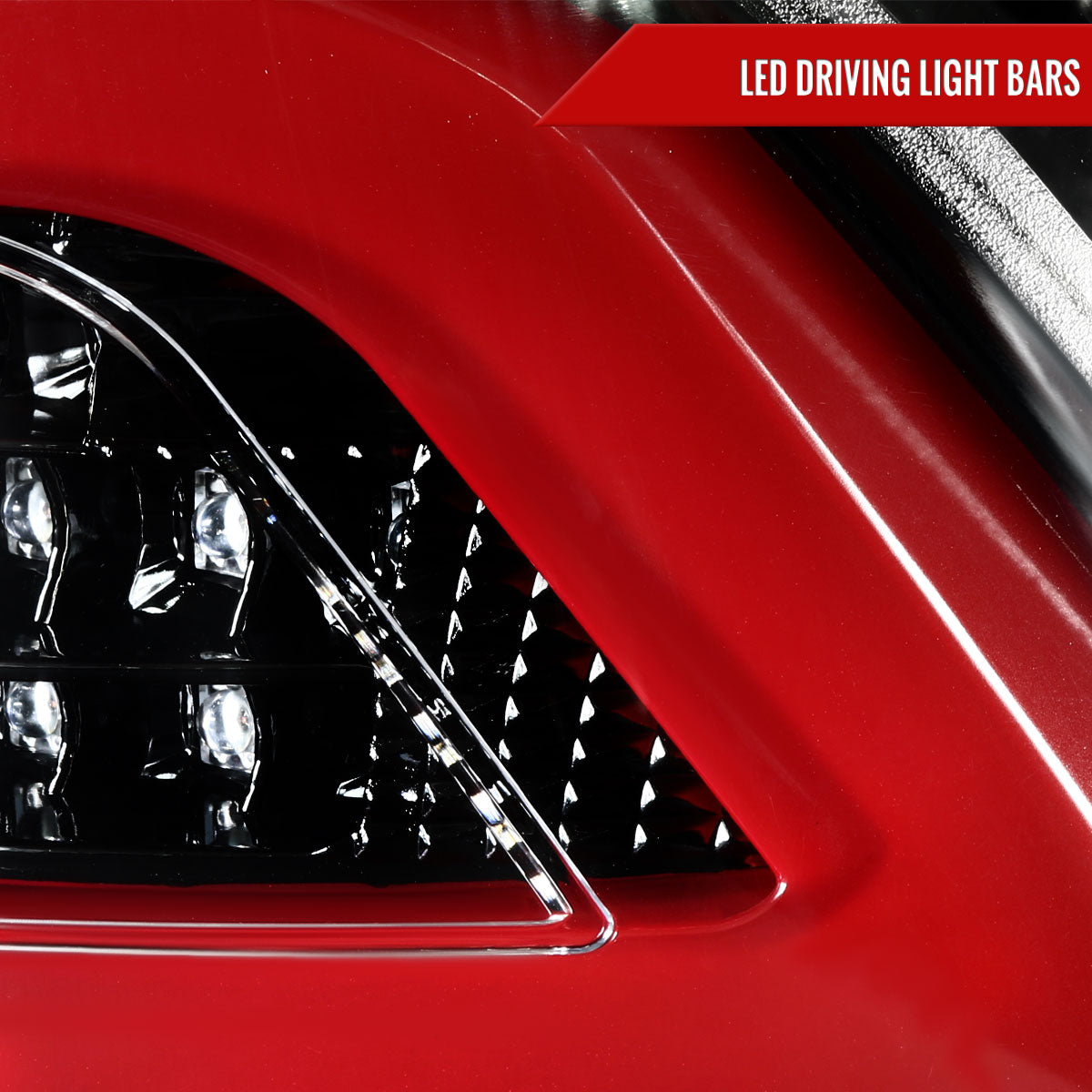 2008-2017 Mitsubishi Lancer / 2008-2015 Lancer EVO X Sedan LED Tail Lights (Jet Black Housing/Clear Lens)
