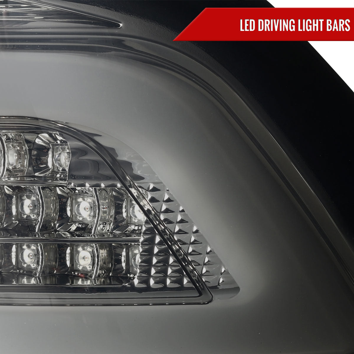 2008-2017 Mitsubishi Lancer / 2008-2015 Lancer EVO X Sedan LED Tail Lights (Chrome Housing/Smoked Lens)