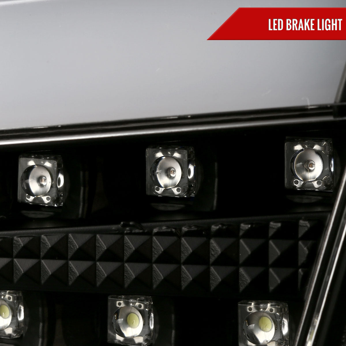 2008-2017 Mitsubishi Lancer / 2008-2015 Lancer EVO X Sedan LED Tail Lights (Matte Black Housing/Clear Lens)