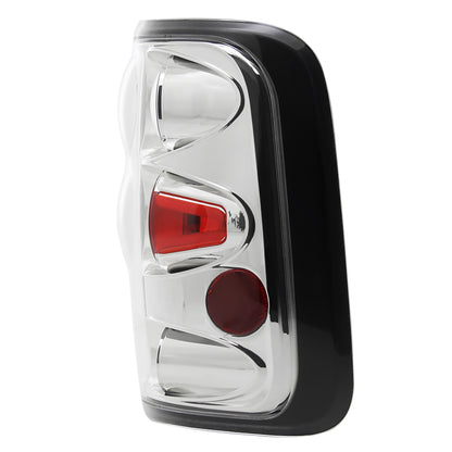 2004-2008 Ford F-150 Styleside Tail Lights (Chrome Housing/Clear Lens)