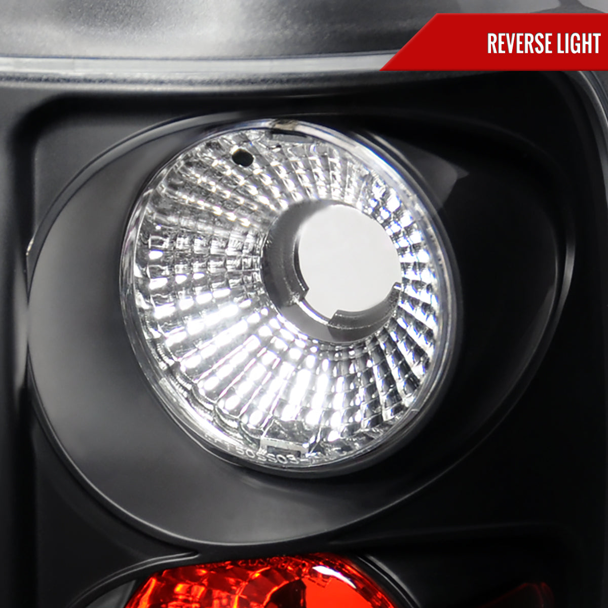 2004-2008 Ford F-150 Styleside Tail Lights (Matte Black Housing/Clear Lens)