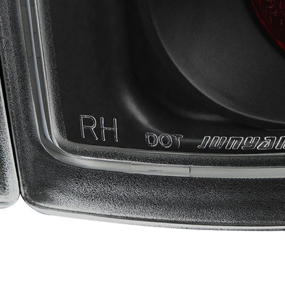2004-2008 Ford F-150 Styleside Tail Lights (Matte Black Housing/Clear Lens)