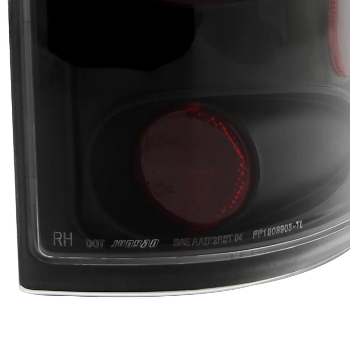 2004-2008 Ford F-150 Styleside Tail Lights (Matte Black Housing/Clear Lens)