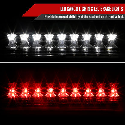 2004-2008 Ford F-150 LED 3rd Brake Light (Chrome Housing/Clear Lens)