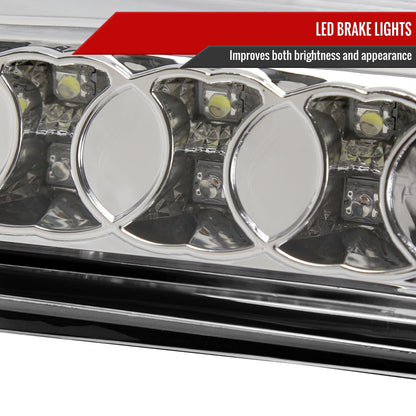 2004-2008 Ford F-150 LED 3rd Brake Light (Chrome Housing/Clear Lens)