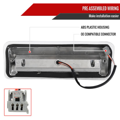 2004-2008 Ford F-150 LED 3rd Brake Light (Chrome Housing/Clear Lens)