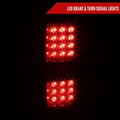 2009-2014 Ford F-150 LED Tail Lights (Glossy Black Housing/Smoked Lens)