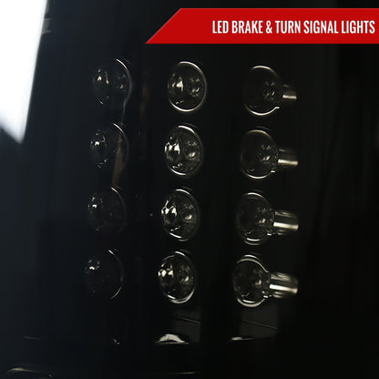 2009-2014 Ford F-150 LED Tail Lights (Glossy Black Housing/Smoked Lens)
