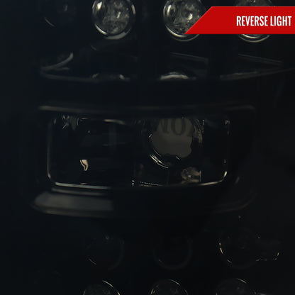 2009-2014 Ford F-150 LED Tail Lights (Glossy Black Housing/Smoked Lens)