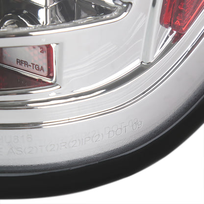 2009-2014 Ford F-150 LED Tail Lights (Chrome Housing/Clear Lens)