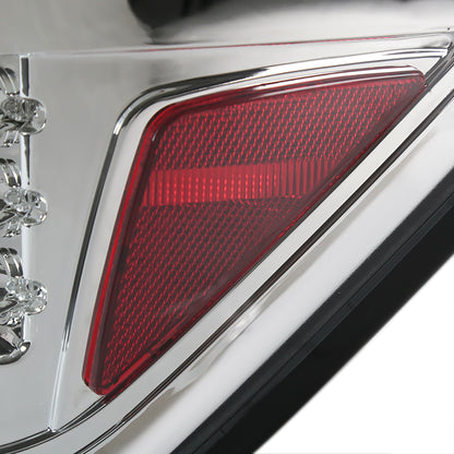 2009-2014 Ford F-150 LED Tail Lights (Chrome Housing/Clear Lens)