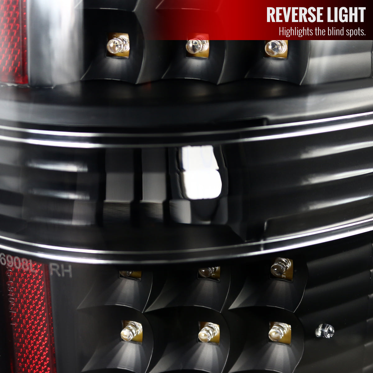 2009-2014 Ford F-150 LED Tail Lights - OZ (Matte Black Housing/Clear Lens)