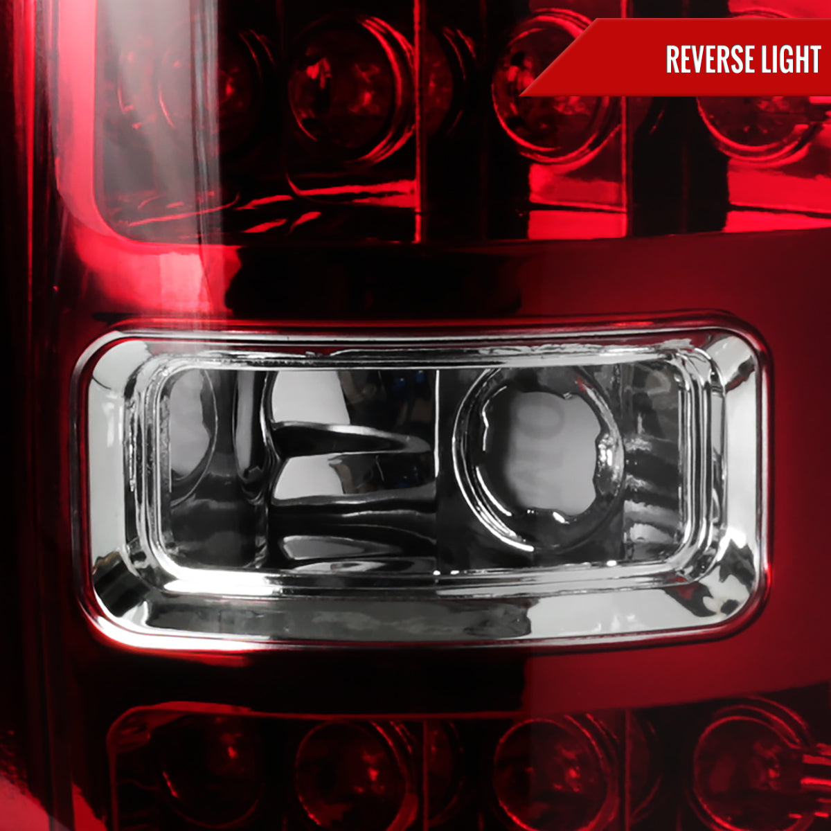 2009-2014 Ford F-150 LED Tail Lights (Chrome Housing/Red Lens)