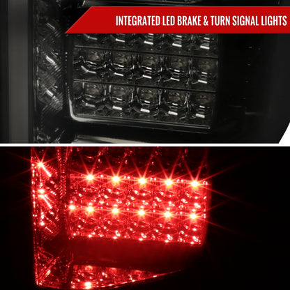 2015-2017 Ford F-150 LED Tail Lights ( Chrome Housing/Smoked Lens)