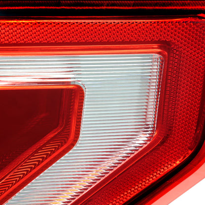 2015-2017 Ford F-150 Factory Style Replacement Tail Light Assembly (Chrome Housing/Red Clear Lens)