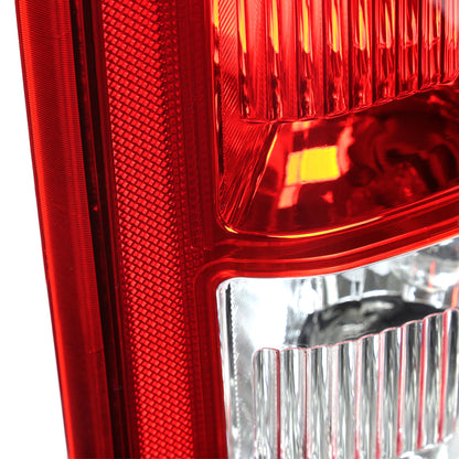 2015-2017 Ford F-150 Factory Style Replacement Tail Light Assembly (Chrome Housing/Red Clear Lens)