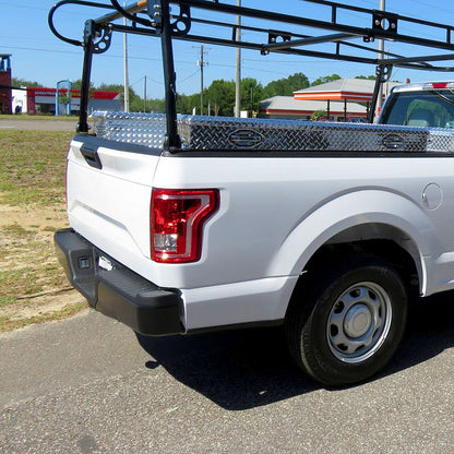 2015-2017 Ford F-150 Factory Style Replacement Tail Light Assembly (Chrome Housing/Red Clear Lens)