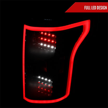 2018-2020 Ford F-150 LED Tail Lights (Glossy Black Housing/Smoked Lens)