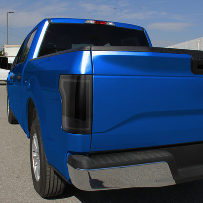 2018-2020 Ford F-150 LED Tail Lights (Glossy Black Housing/Smoked Lens)