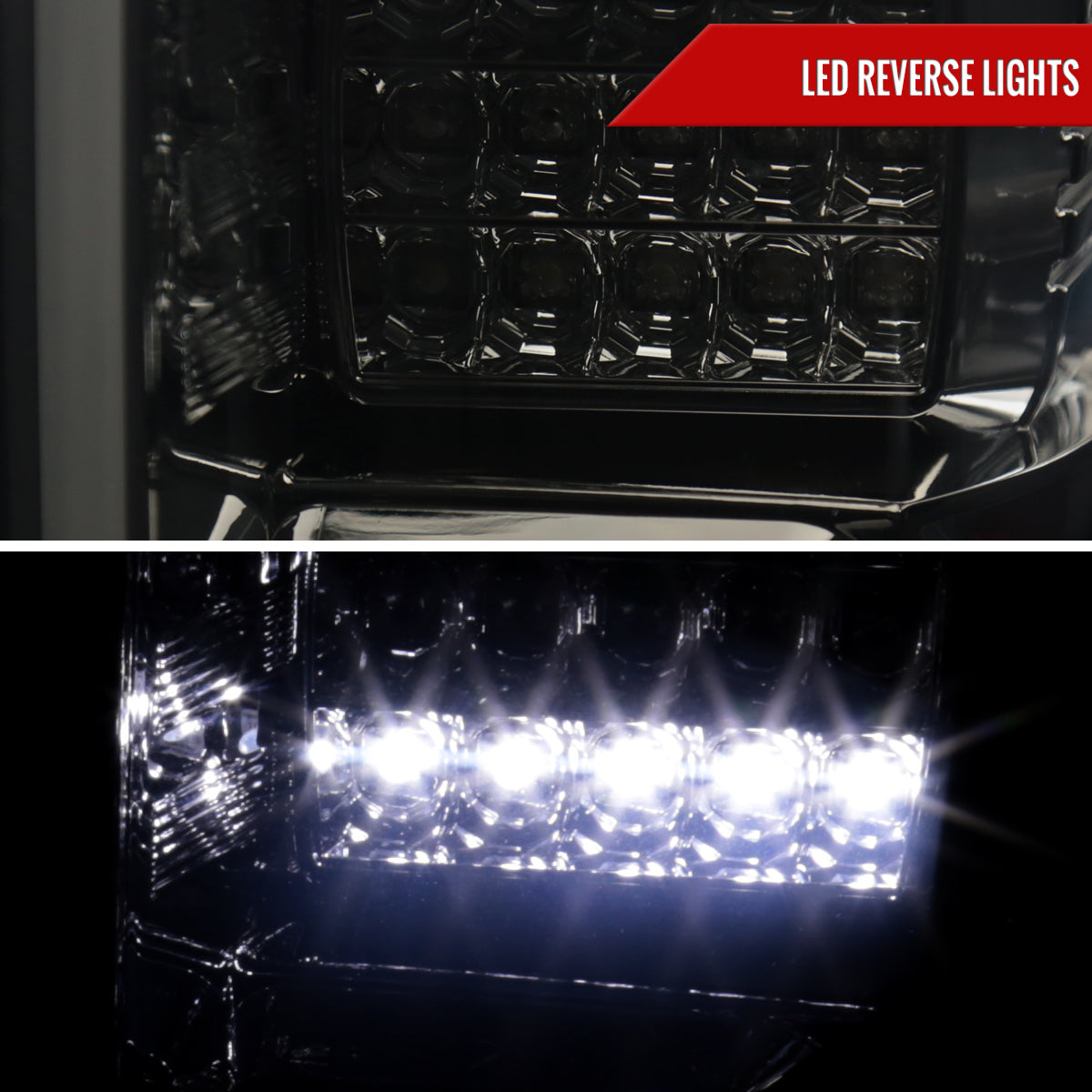 2018-2020 Ford F-150 LED Tail Lights (Chrome Housing/Smoked Lens)