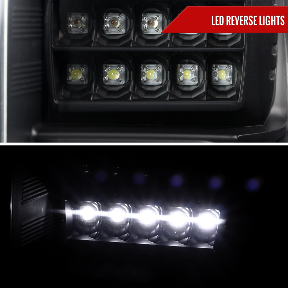 2018-2020 Ford F-150 LED Tail Lights (Matte Black Housing/Clear Lens)