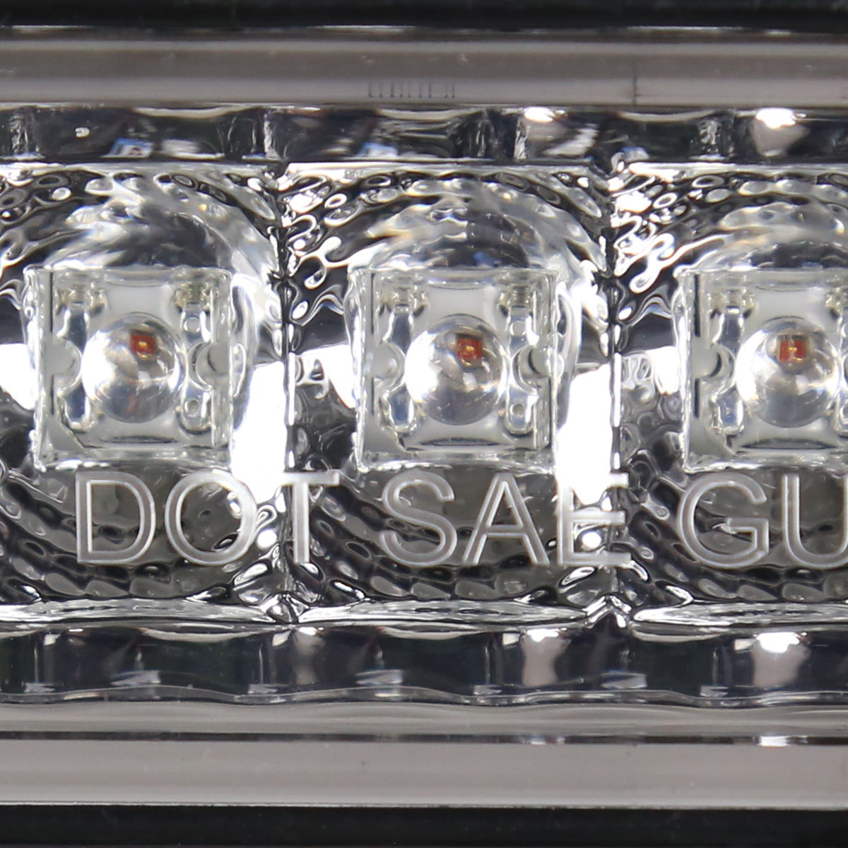 1992-1996 Ford F-150/F-250/F-350/Bronco LED 3rd Brake Light (Chrome Housing/Clear Lens)