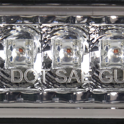 1992-1996 Ford F-150/F-250/F-350/Bronco LED 3rd Brake Light (Chrome Housing/Clear Lens)