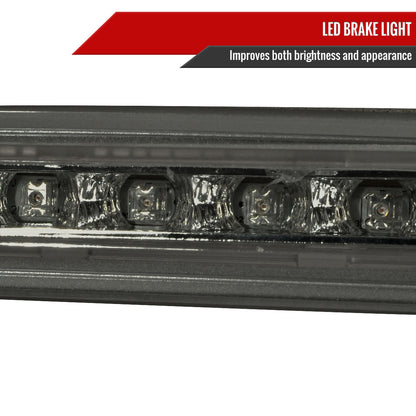 2000-2004 Ford Focus 3/5DR Hatchback LED 3rd Brake Light (Chrome Housing/Smoked Lens)