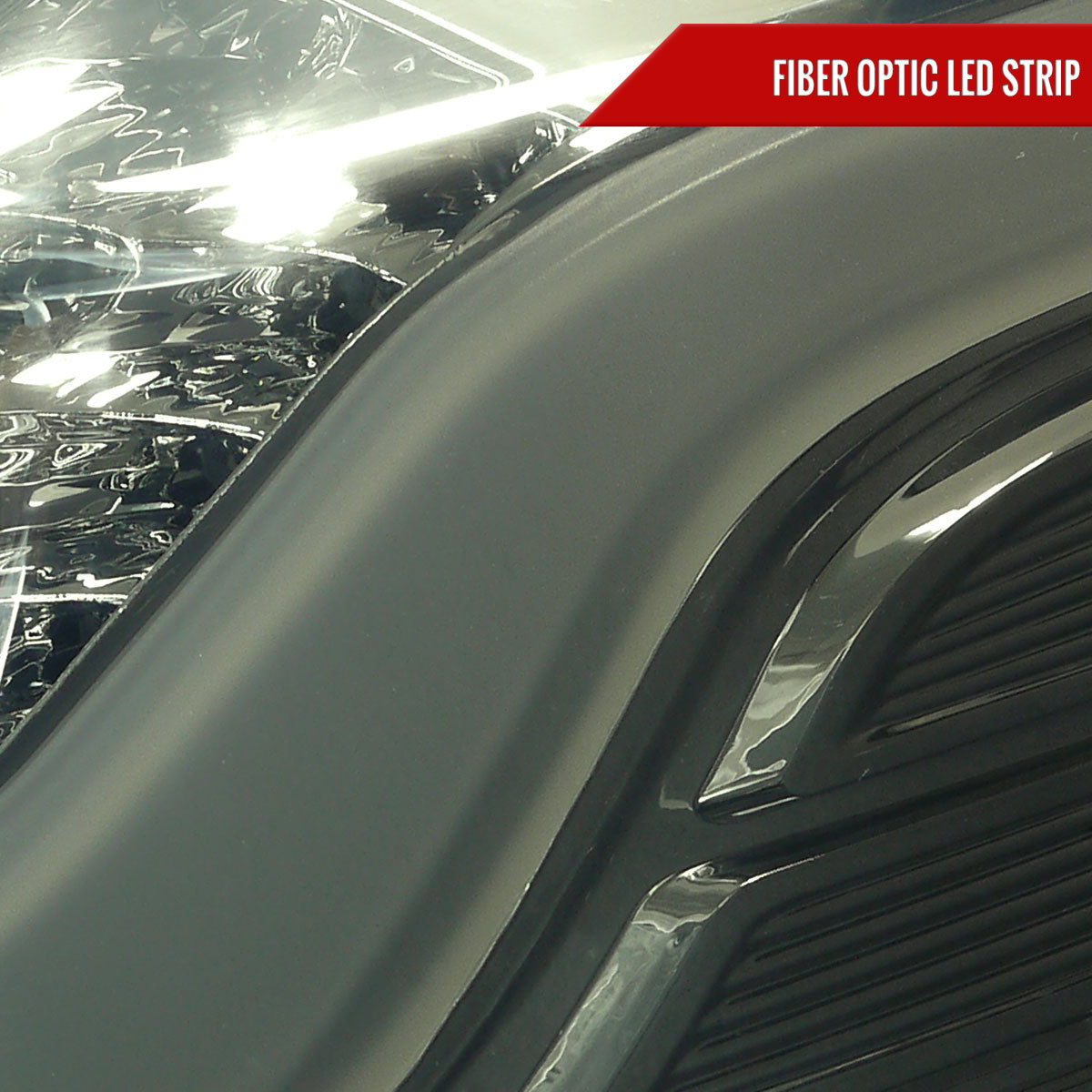 2012-2014 Ford Focus Hatchback LED Tail Lights (Chrome Housing/Smoked Lens)