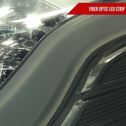 2012-2014 Ford Focus Hatchback LED Tail Lights (Chrome Housing/Smoked Lens)