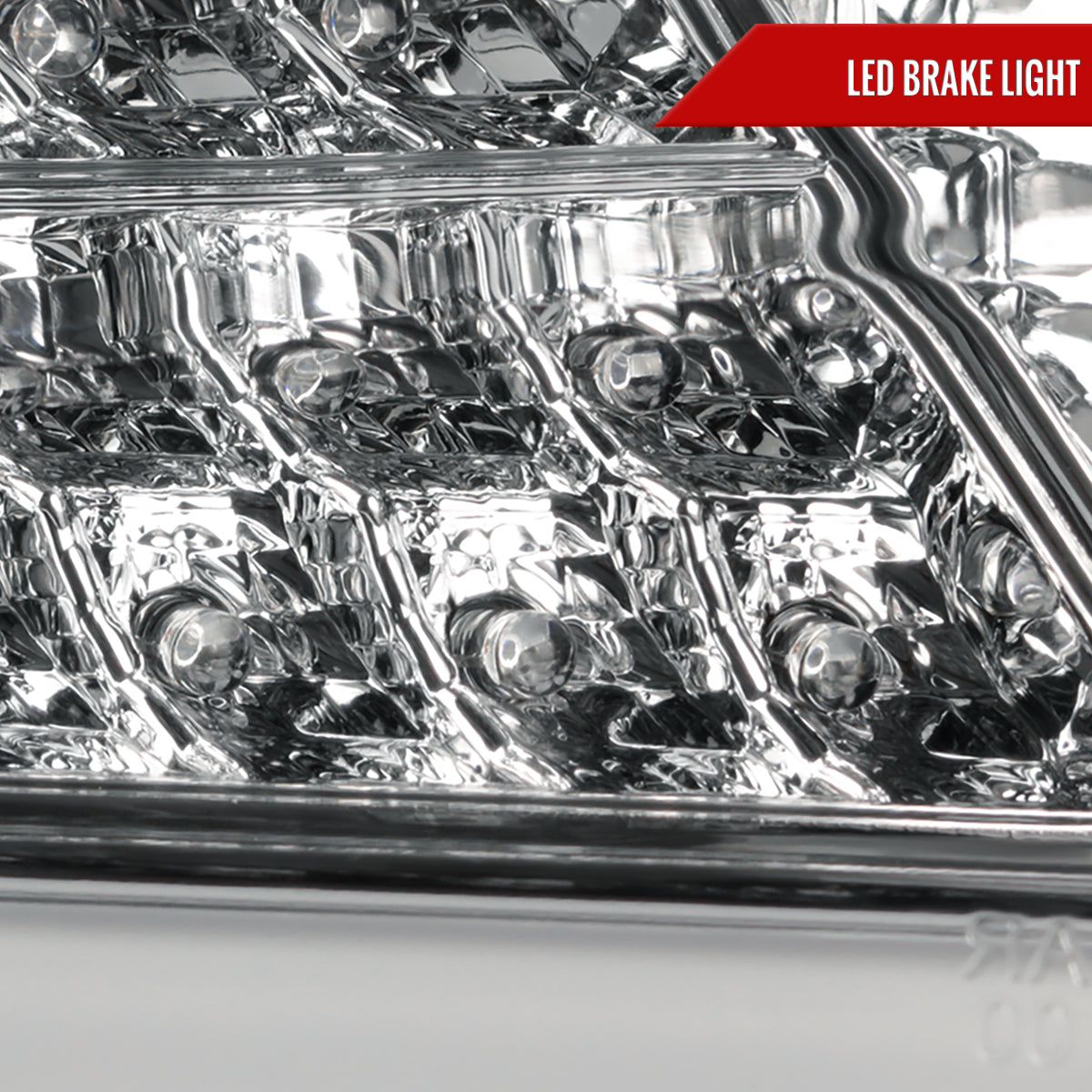 2015-2019 Ford Focus Hatchback LED Tail Lights (Chrome Housing/Clear Lens)