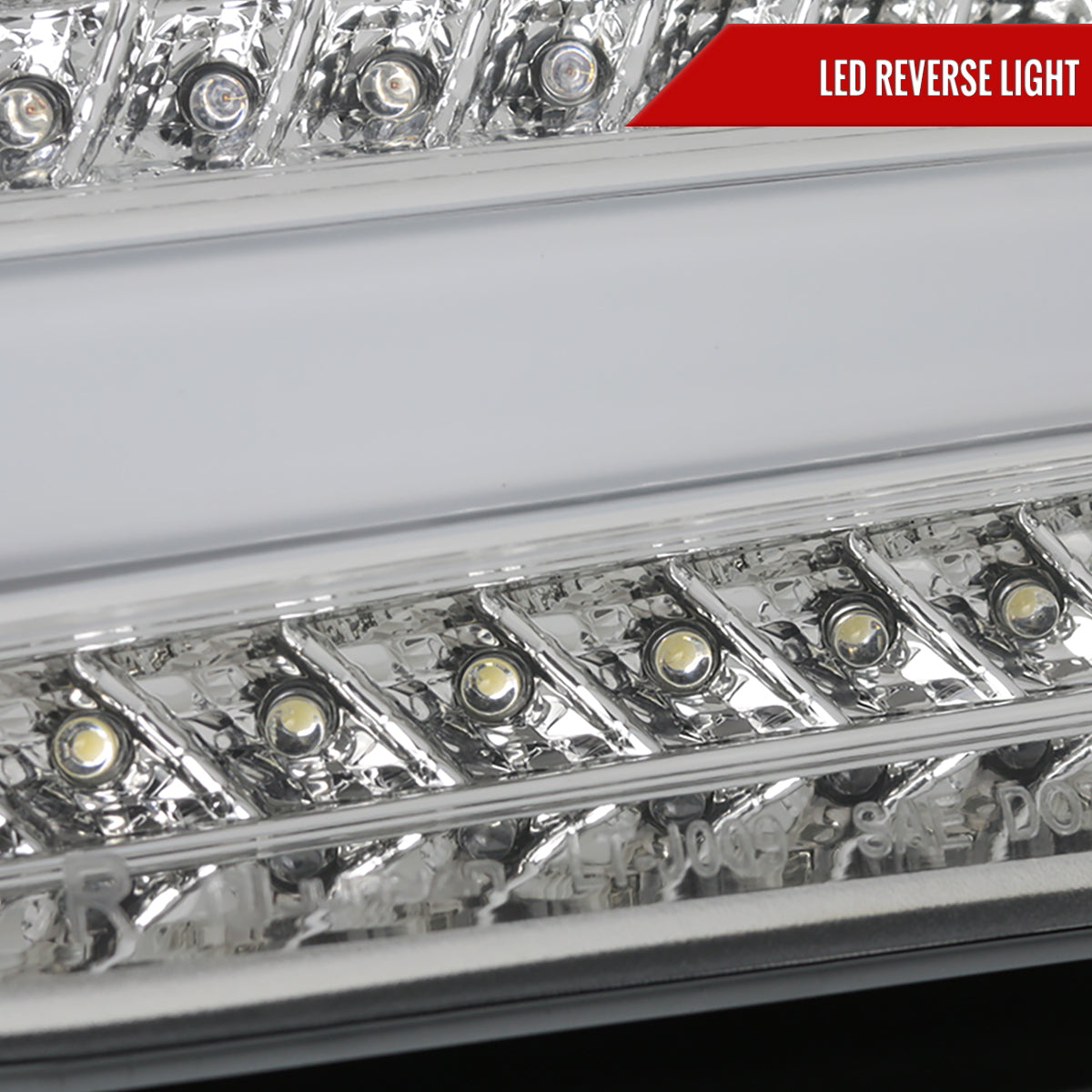 2015-2019 Ford Focus Hatchback LED Tail Lights (Chrome Housing/Clear Lens)