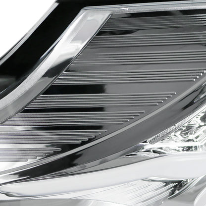 2015-2019 Ford Focus Hatchback LED Tail Lights (Chrome Housing/Clear Lens)