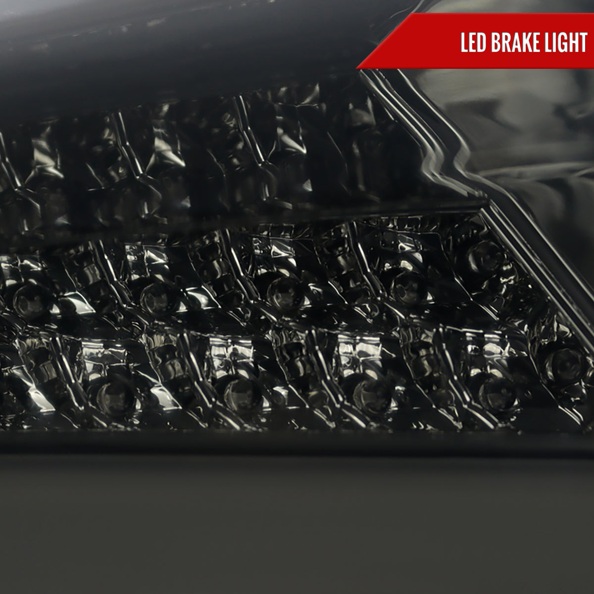 2015-2019 Ford Focus Hatchback LED Tail Lights (Chrome Housing/Smoked Lens)