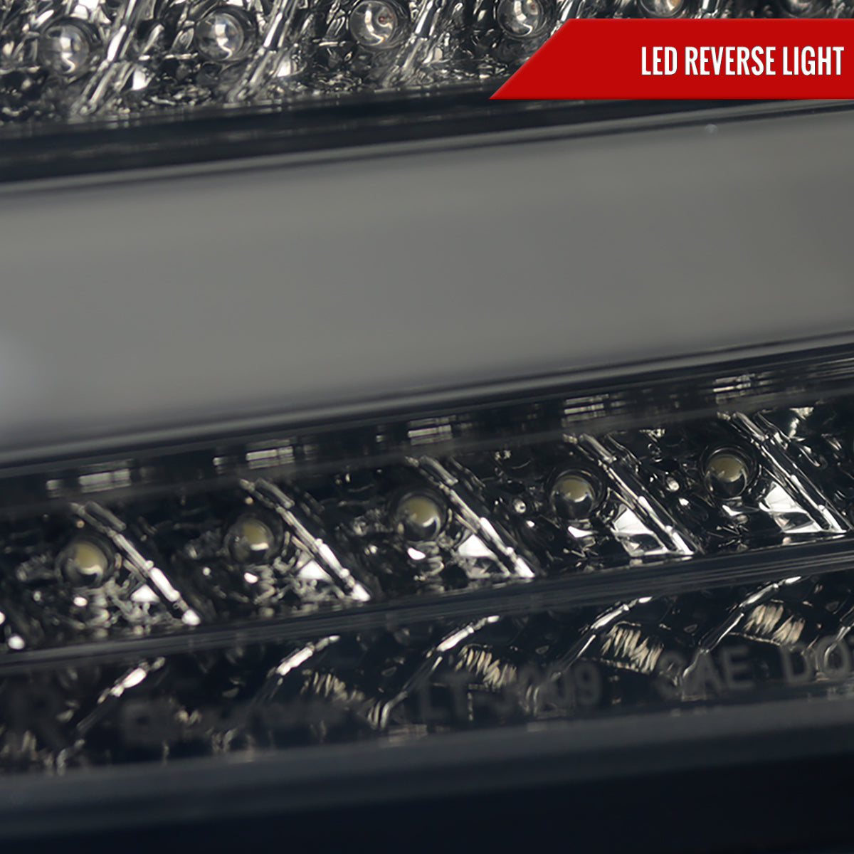 2015-2019 Ford Focus Hatchback LED Tail Lights (Chrome Housing/Smoked Lens)