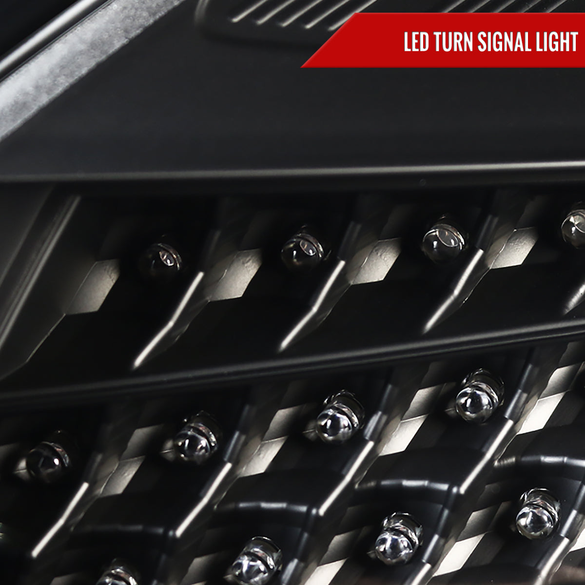 2015-2019 Ford Focus Hatchback LED Tail Lights (Matte Black Housing/Clear Lens)