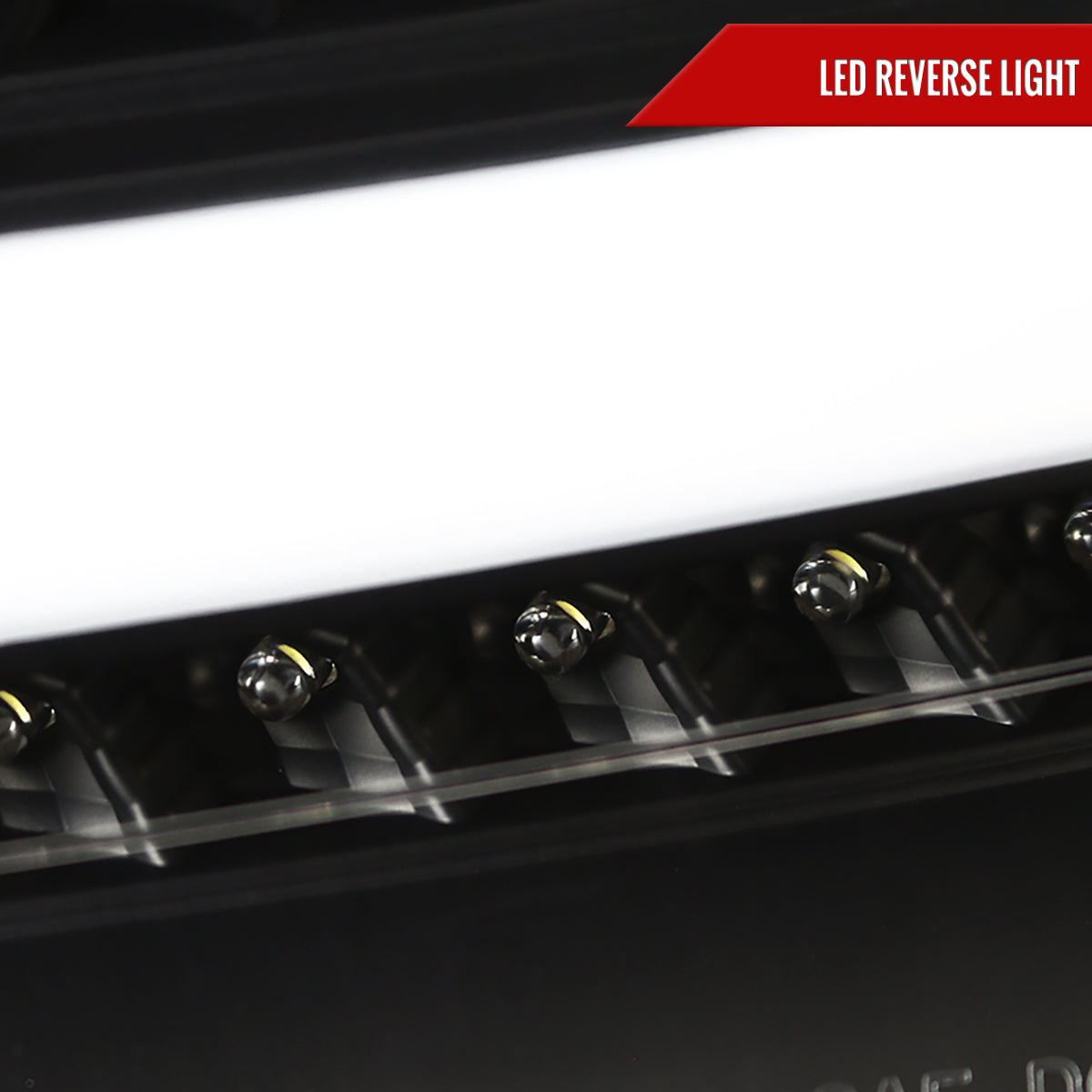 2015-2019 Ford Focus Hatchback LED Tail Lights (Matte Black Housing/Clear Lens)