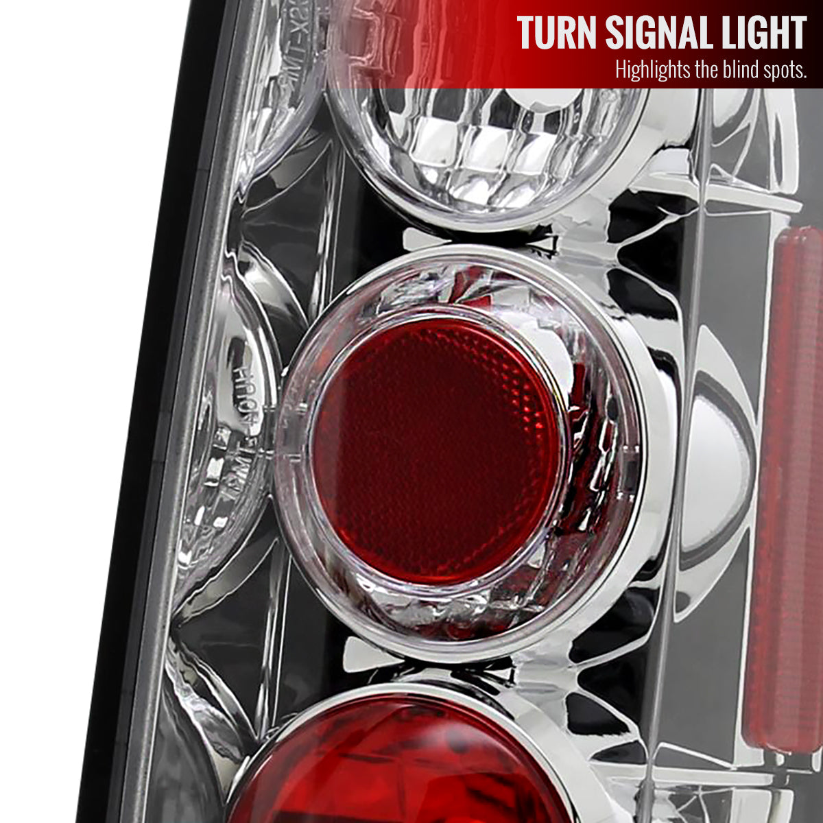 2005-2014 Nissan Frontier/ 2009-2012 Suzuki Equator Tail Lights (Chrome Housing/Clear Lens)