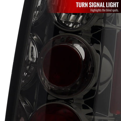 2005-2014 Nissan Frontier/ 2009-2012 Suzuki Equator Tail Lights (Chrome Housing/Smoked Lens)