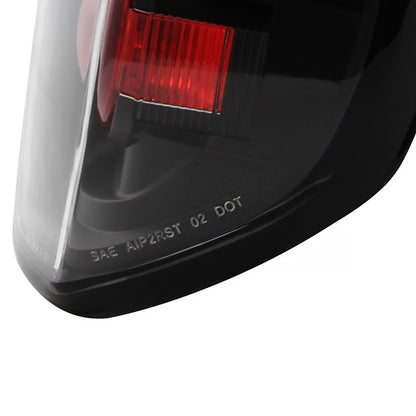 2005-2014 Nissan Frontier/ 2009-2012 Suzuki Equator Tail Lights (Matte Black Housing/Clear Lens)
