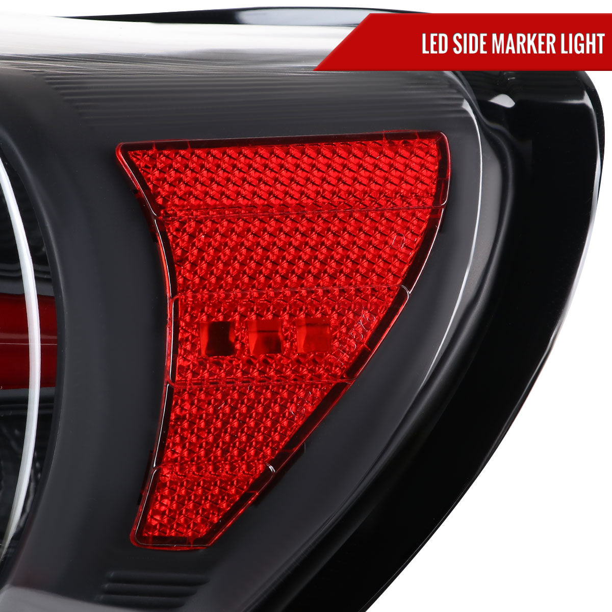 2013-2016 Scion FRS/ Subaru BRZ Lambo Style Sequential LED Tail Lights (Black Housing/Clear Lens)