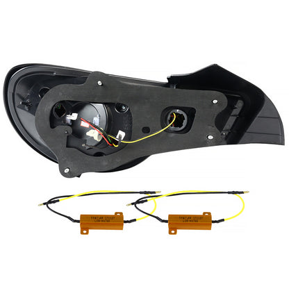 2012-2016 Scion FRS/ Subaru BRZ/ Toyota 86 LED Tail Lights (Satin Black Housing/Clear Lens)