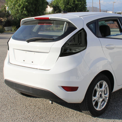 2011-2013 Ford Fiesta Hatchback LED Tail Lights (Chrome Housing/Smoked Lens)