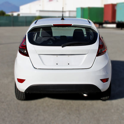 2011-2013 Ford Fiesta Hatchback LED Tail Lights (Chrome Housing/Red Smoked Lens)