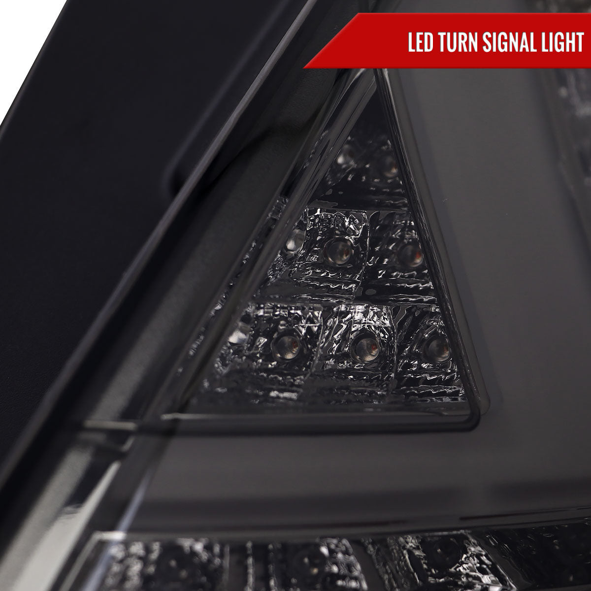 2014-2019 Ford Fiesta Hatchback LED Bar Tail Lights (Chrome Housing/Smoked Lens)