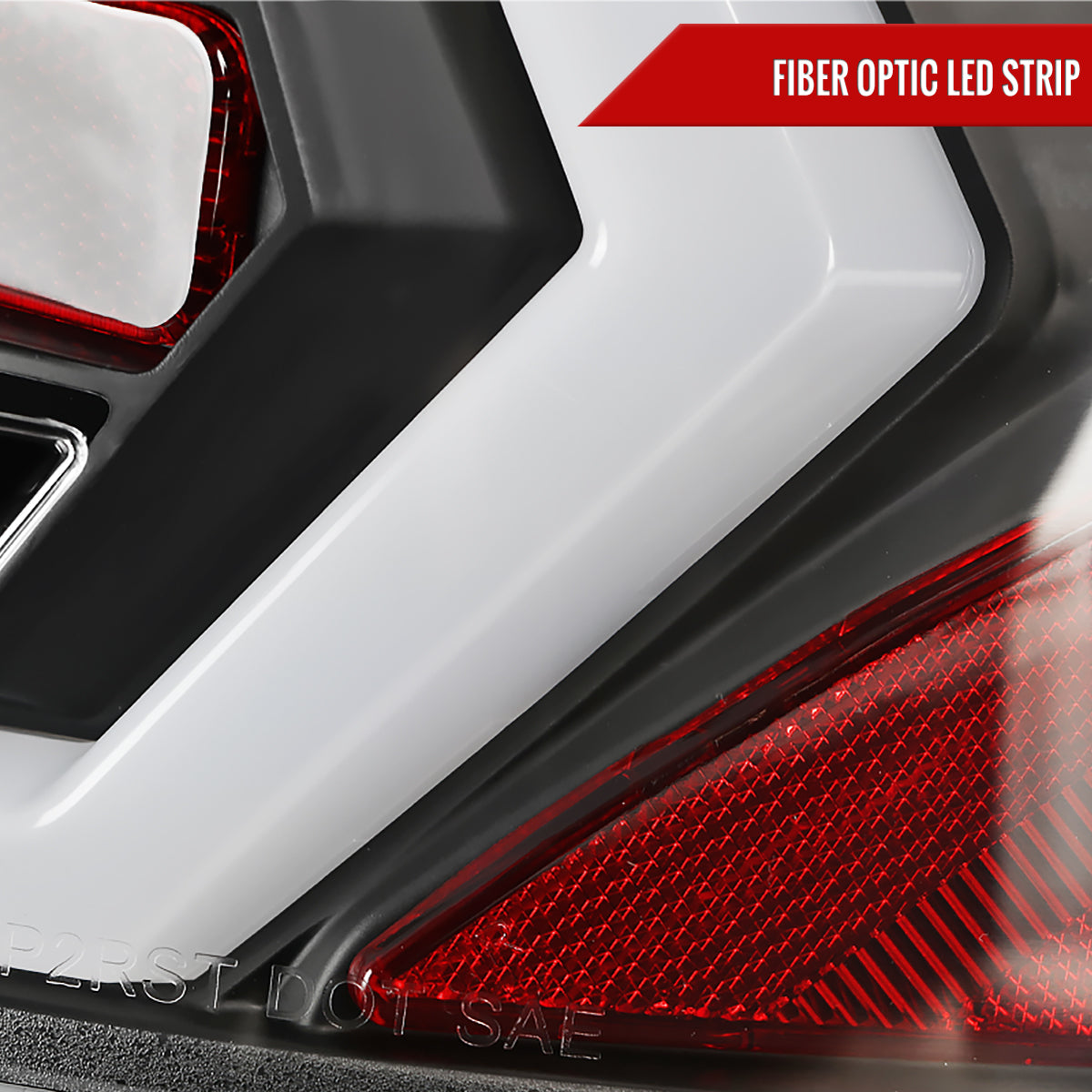 2010-2012 Ford Fusion LED Tail Lights (Matte Black Housing/Clear Lens)