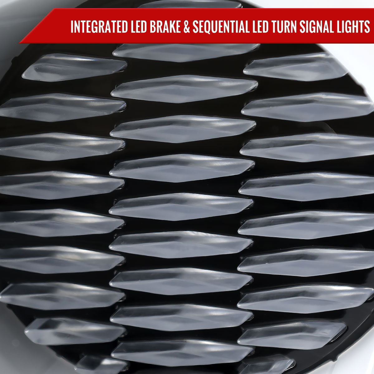 2008-2013 Infiniti G37/2014-2015 Q60 Coupe/Convertible LED Tail Lights w/ Switchback Sequential Turn Signals (Jet Black Housing / Clear Lens)