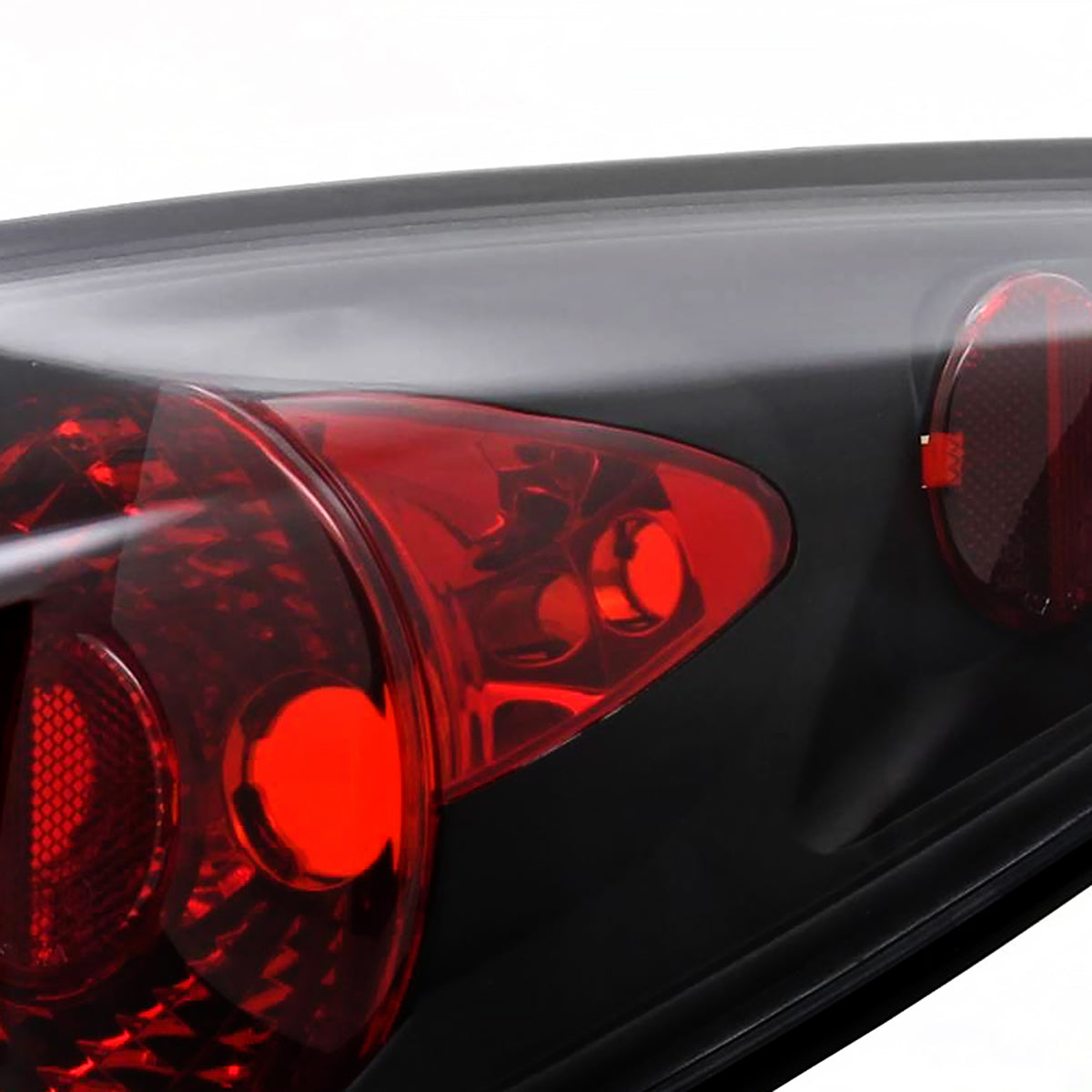 2005-2010 Pontiac G6 Coupe Tail Lights (Matte Black Housing/Clear Lens)