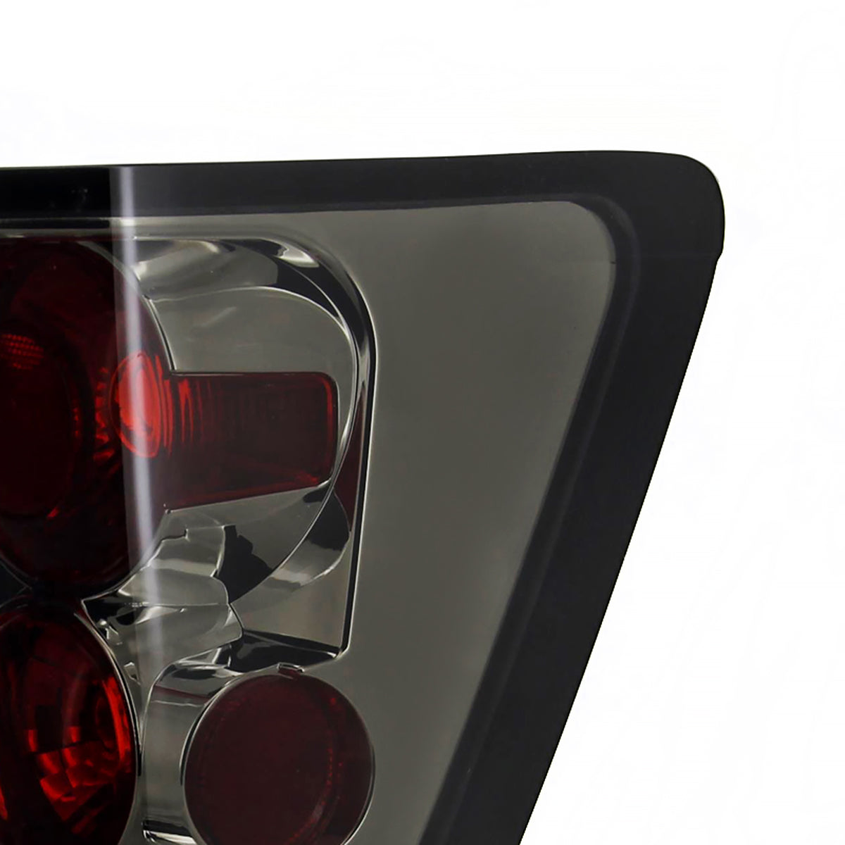 2005-2006 Jeep Grand Cherokee Tail Lights (Chrome Housing/Smoked Lens)