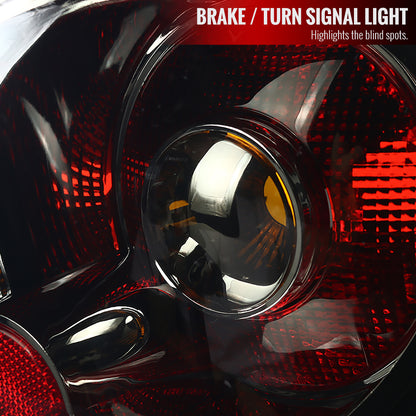 2006-2009 Volkswagen Golf GTI Mk5/Rabbit/R32 Tail Lights (Chrome Housing/Smoked Lens)